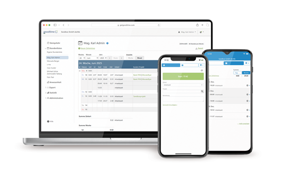 Time tracking for doctors - small and large medical practices.