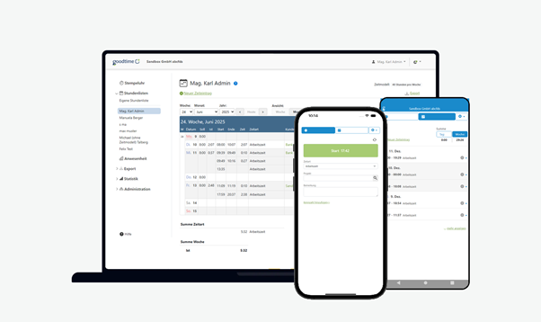 Time Tracking in the Cloud
